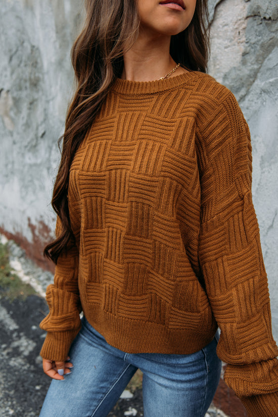 Hayfield Sweater - Pale Brown