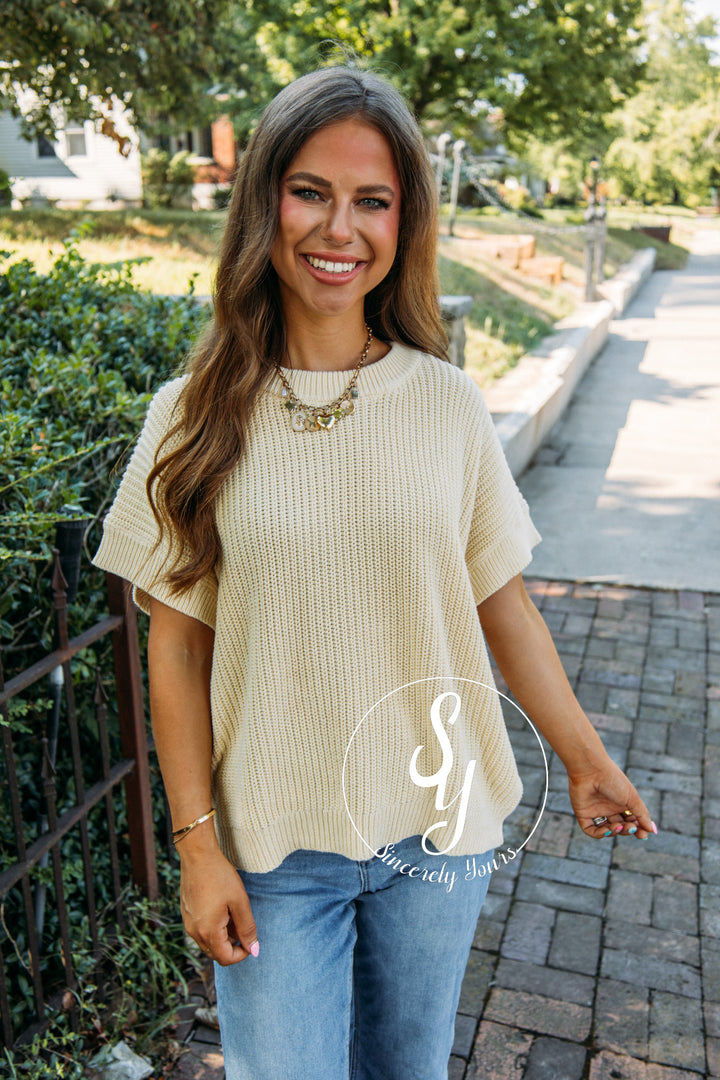 Sweet Treats Sweater - Buttercream