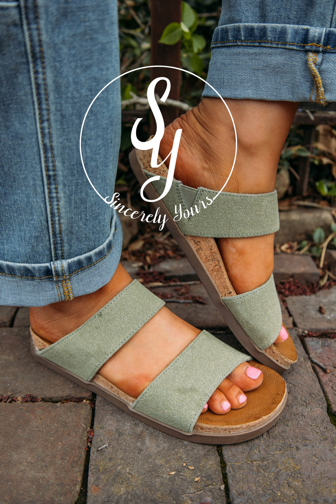 Carter Sandals - Sage
