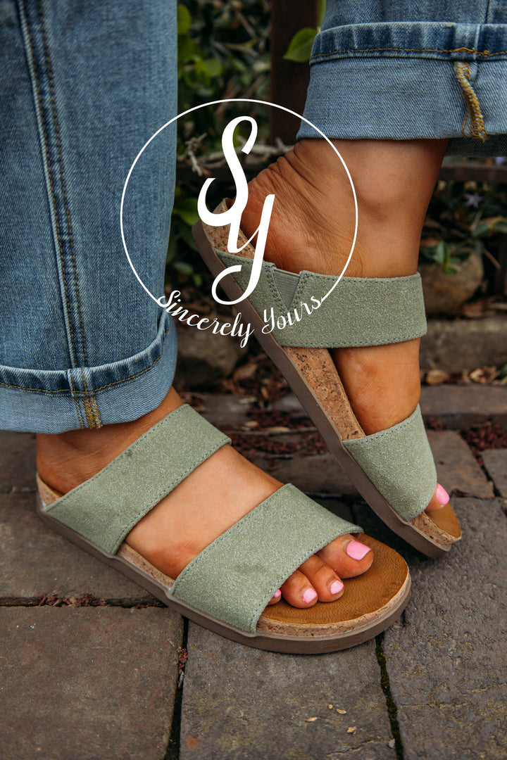 Carter Sandals - Sage