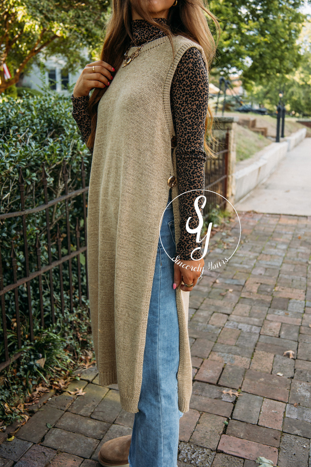 Stepping Up Sweater - Oat Latte
