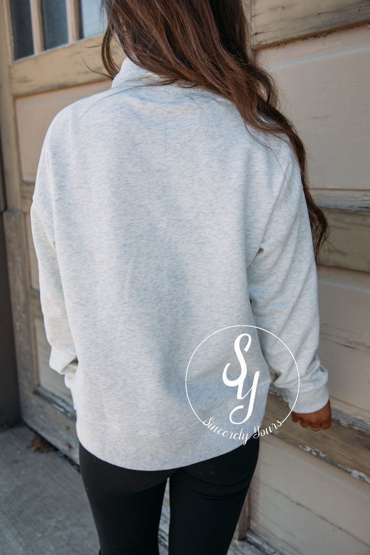 Always Relaxed Mock Neck - H. Grey