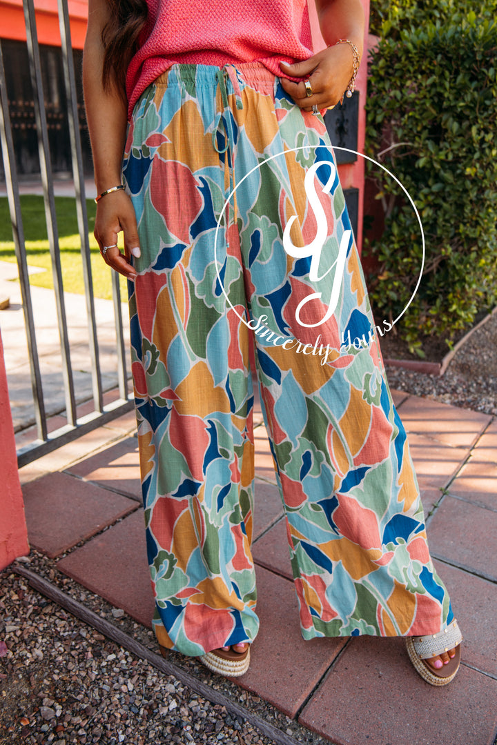 Palm Springs Feeling Pants - Sage