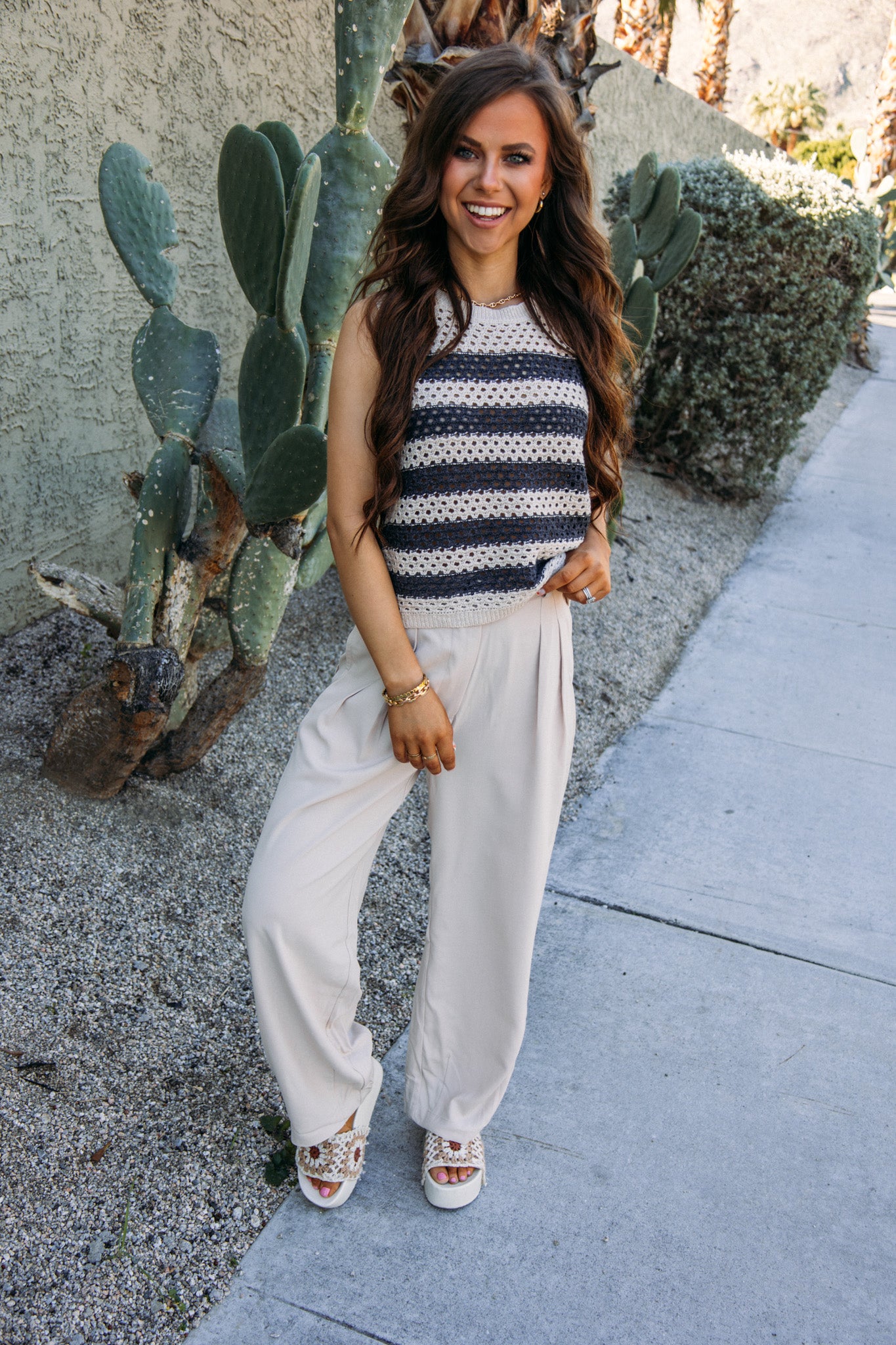 See Ya Tomorrow Pants -Beige