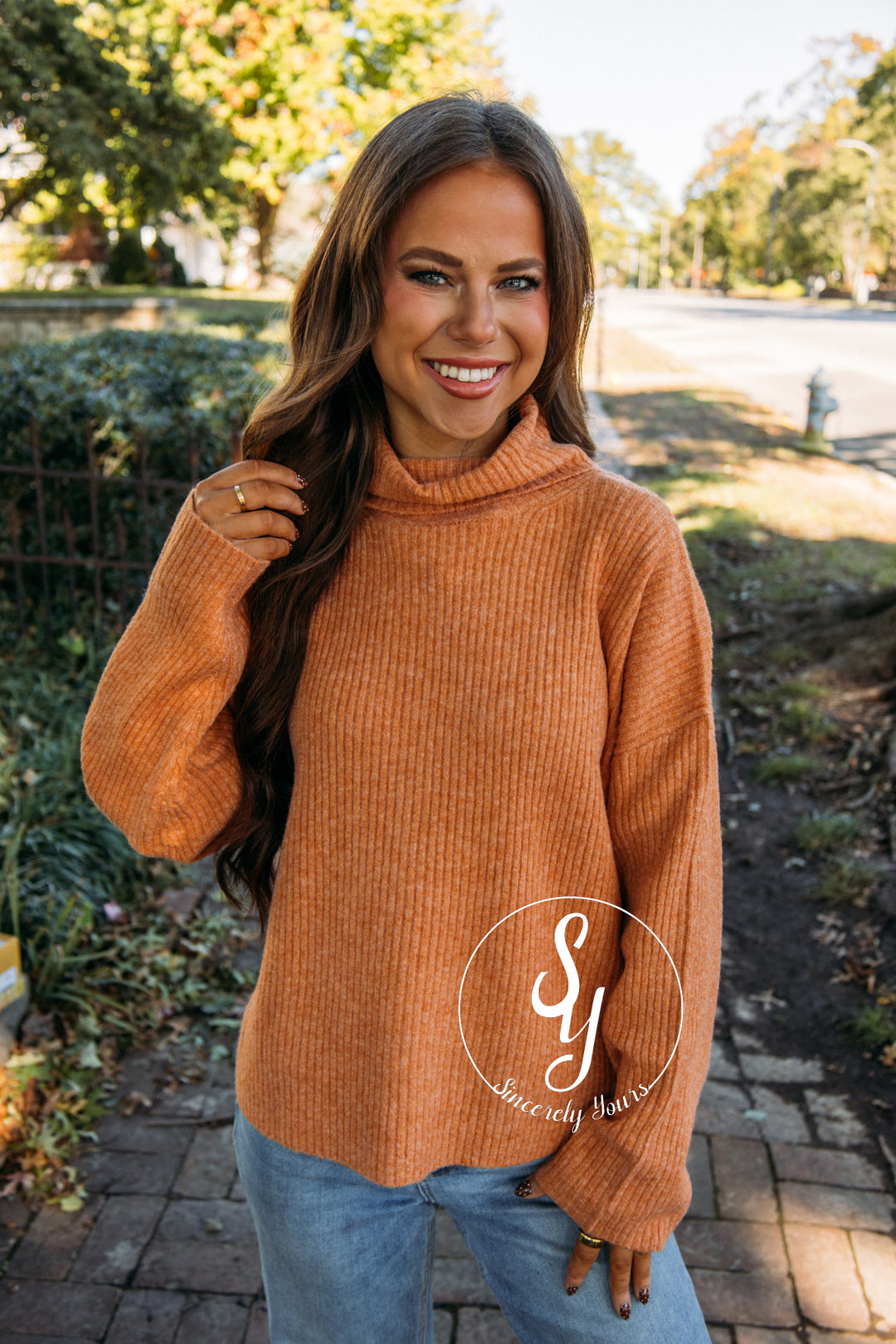 With You Sweater - Pumpkin