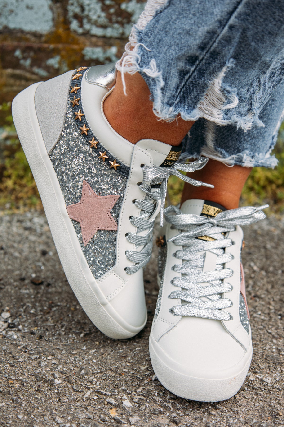 Bounce Sneaker -Silver Glitter 8