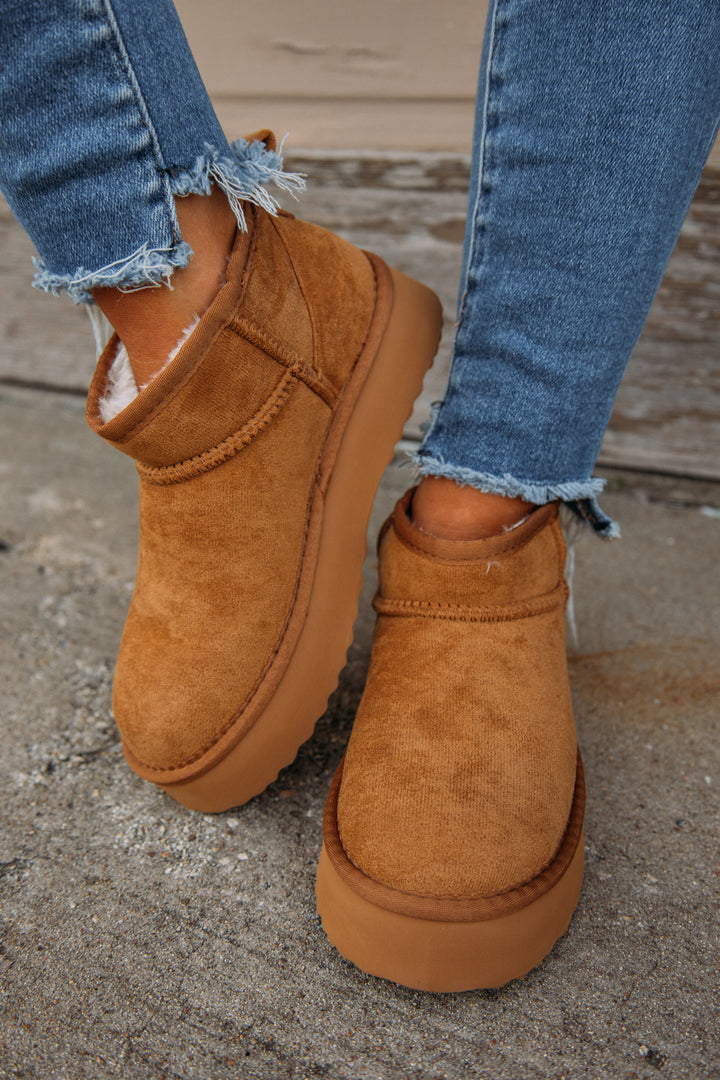 Breckenridge Booties - Chestnut