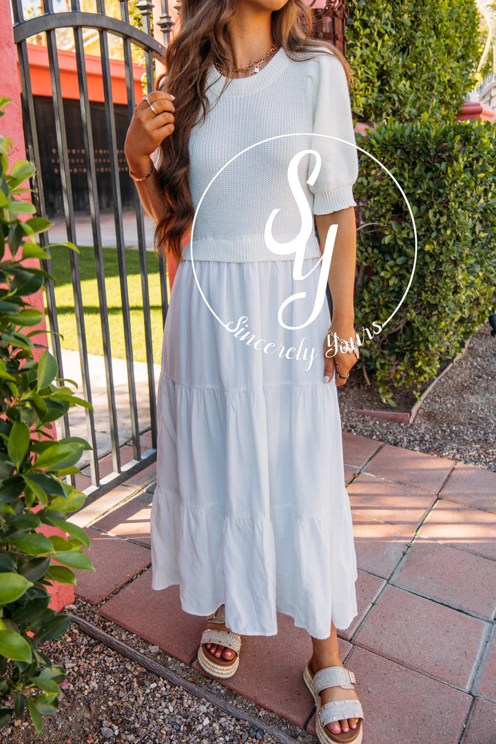 Countryside Love Dress- Cream