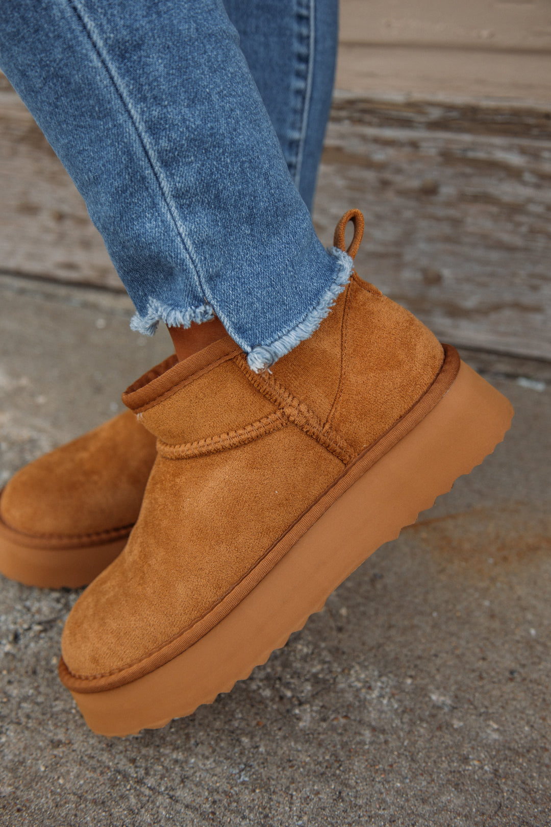 Breckenridge Booties - Chestnut