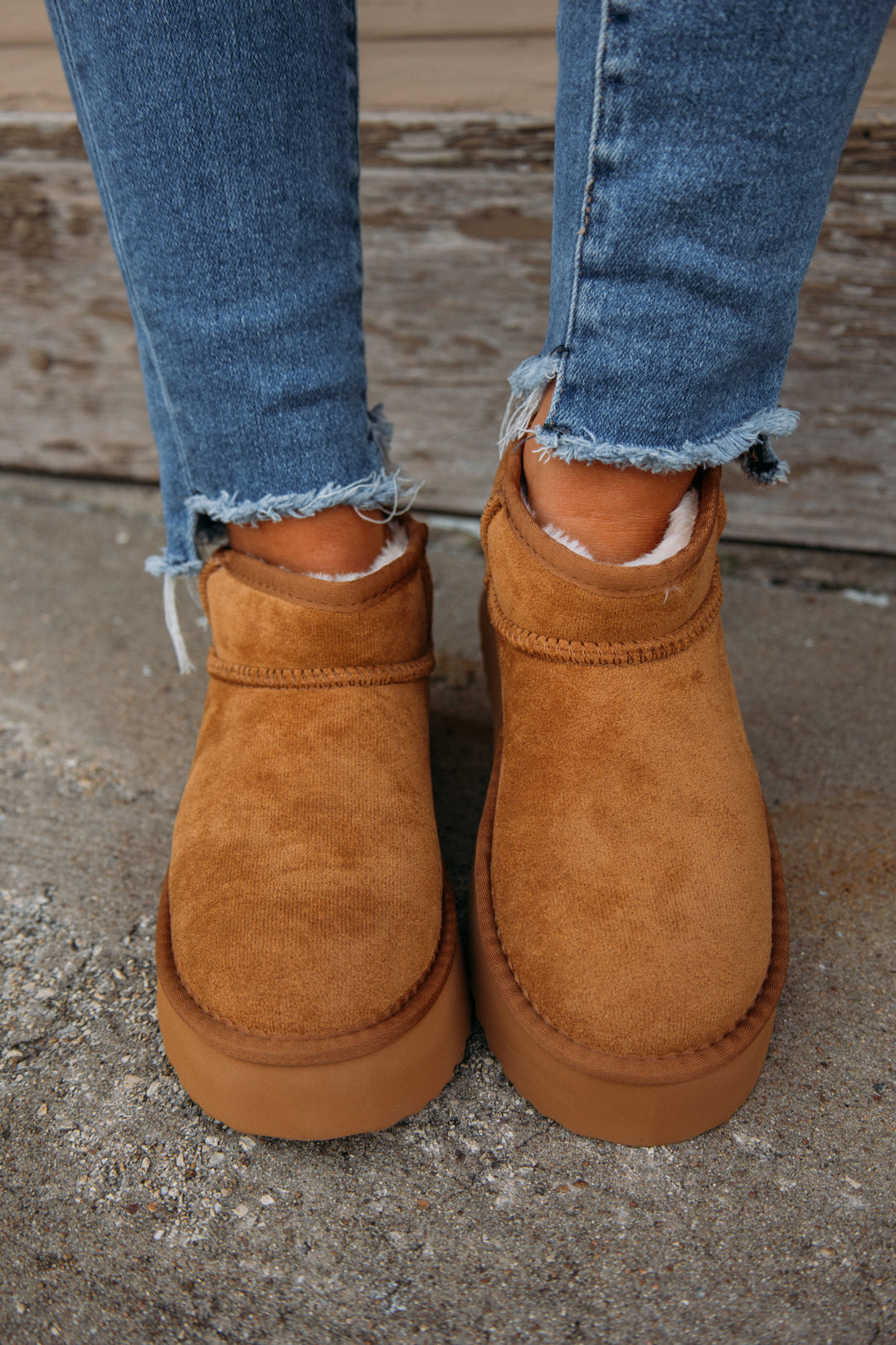 Breckenridge Booties - Chestnut