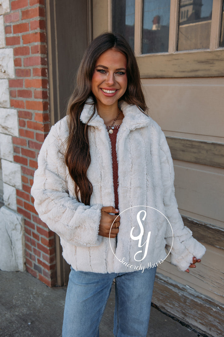 Feeling Fancy Coat - Ivory