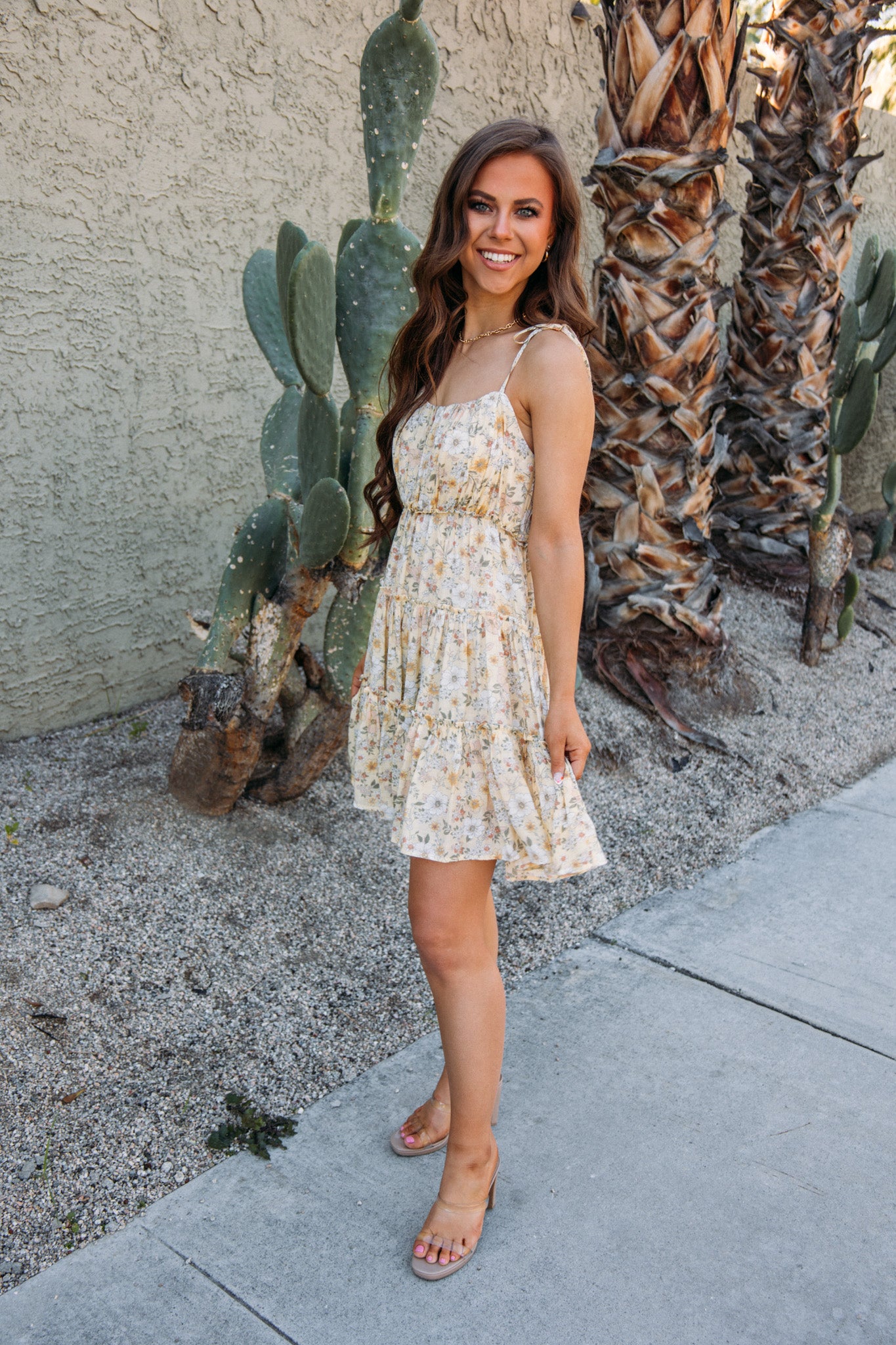 Pressed For Paradise Dress - Yellow