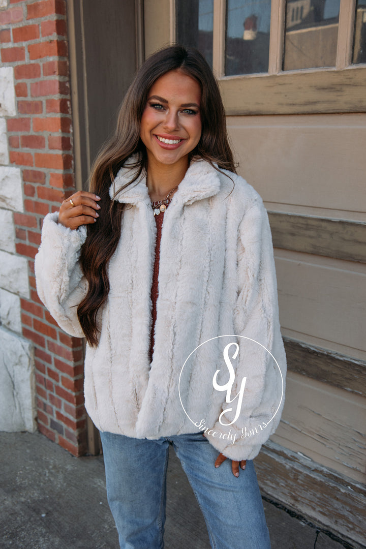Feeling Fancy Coat - Ivory