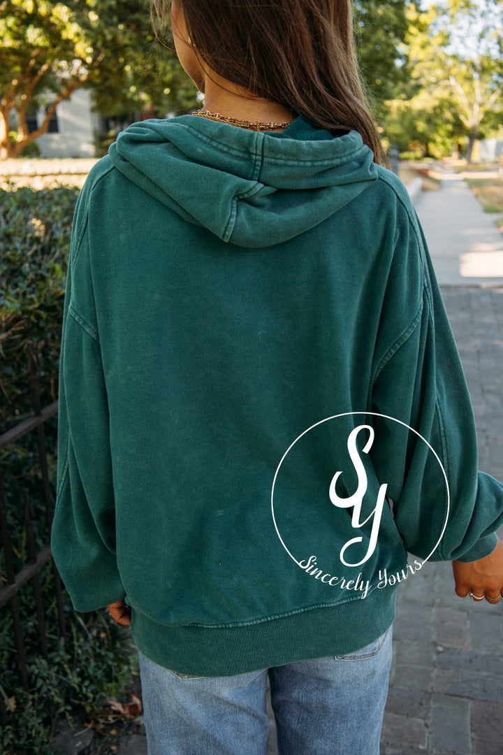 Maple Leaf Hoodie - Dark Green