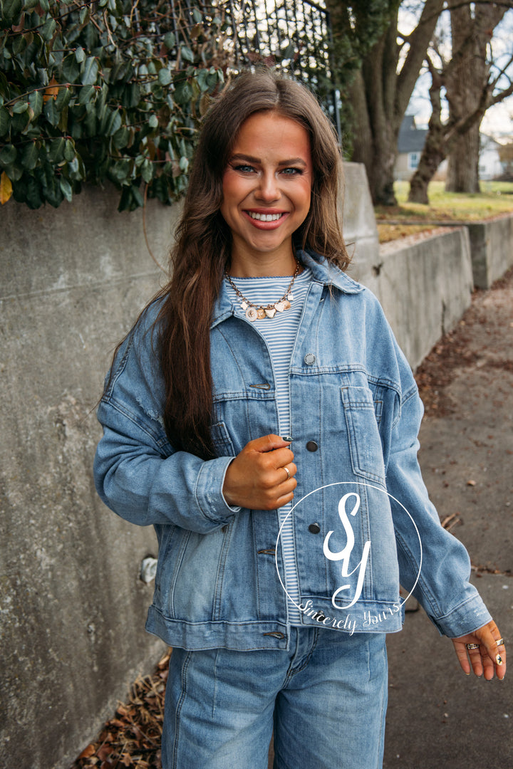 A Staple Piece Jacket - Denim