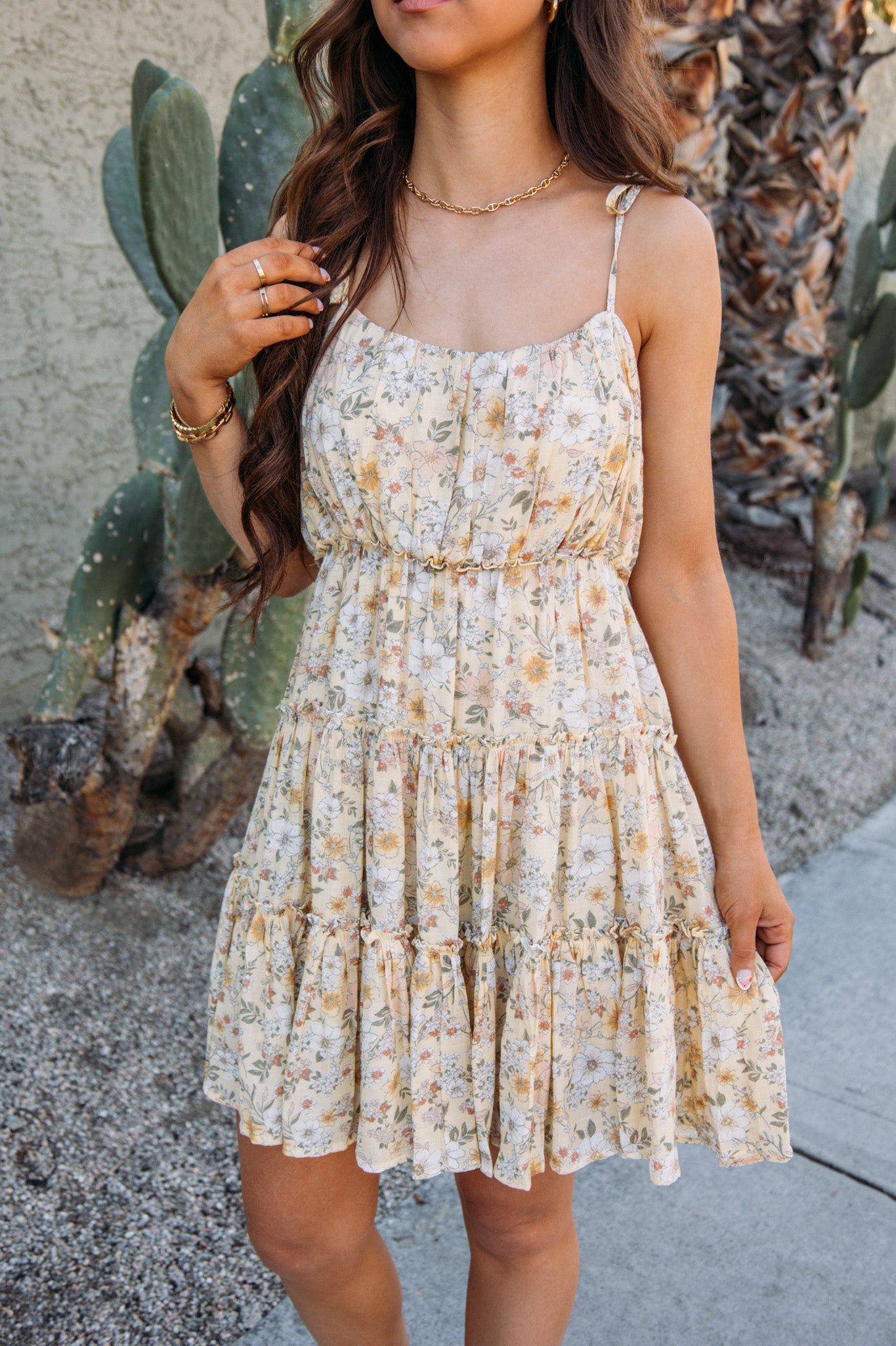 Pressed For Paradise Dress - Yellow