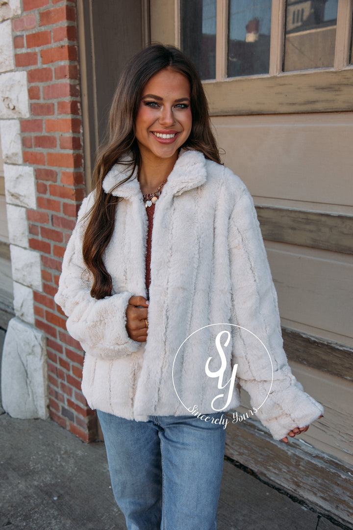 Feeling Fancy Coat - Ivory