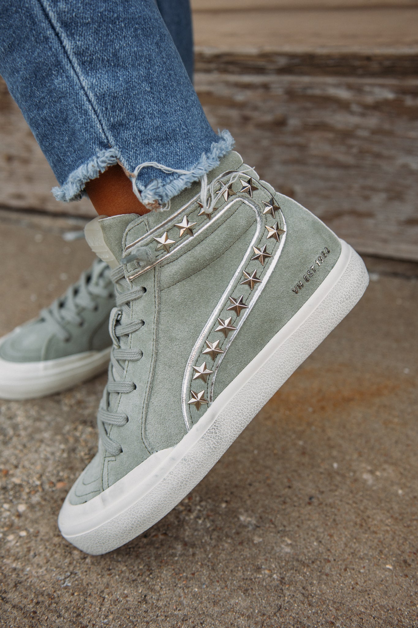 vintage havana gadol high top sneakers