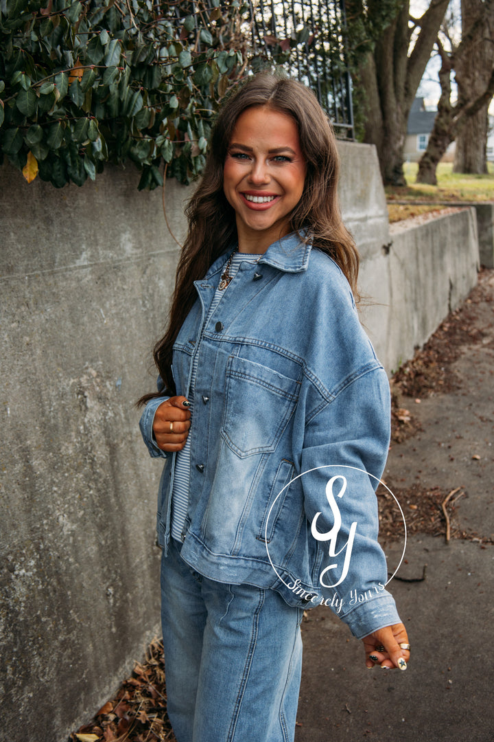 A Staple Piece Jacket - Denim