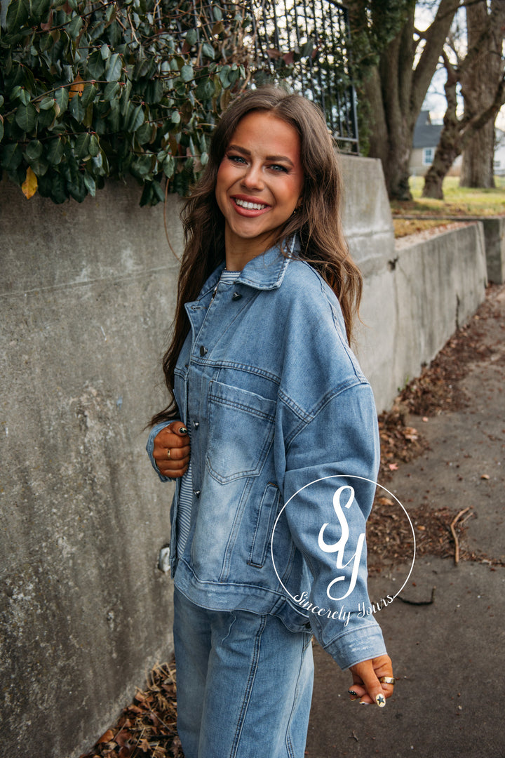 A Staple Piece Jacket - Denim