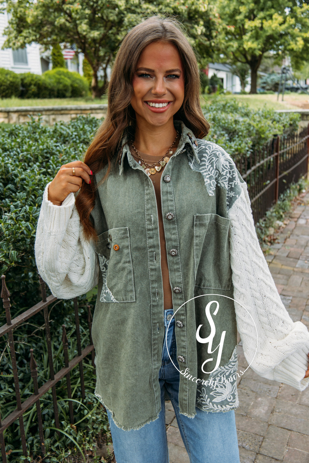 Autumn Bonfire Jacket- Olive