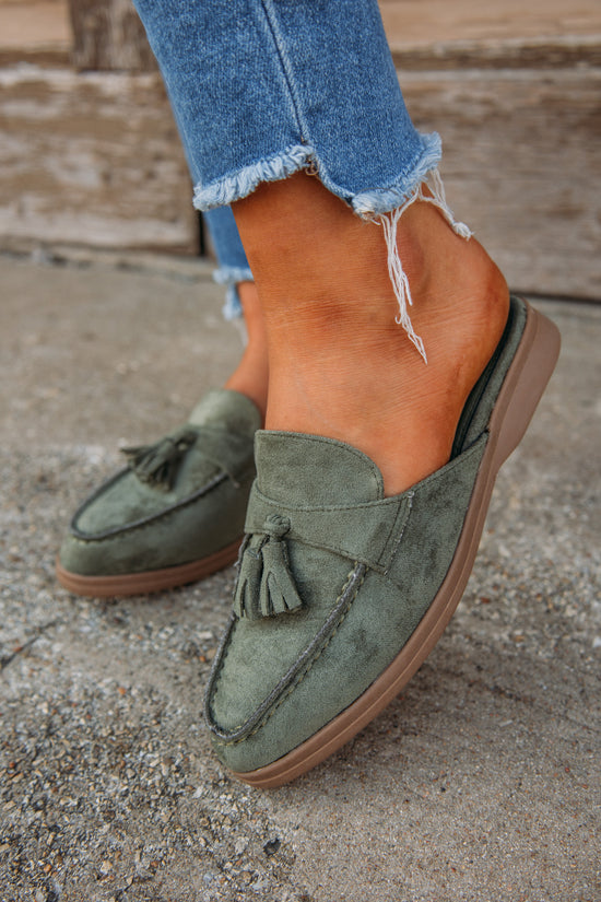 Tyra Mule - Olive