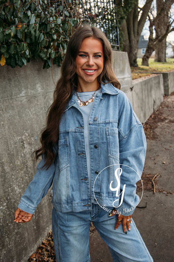 A Staple Piece Jacket - Denim