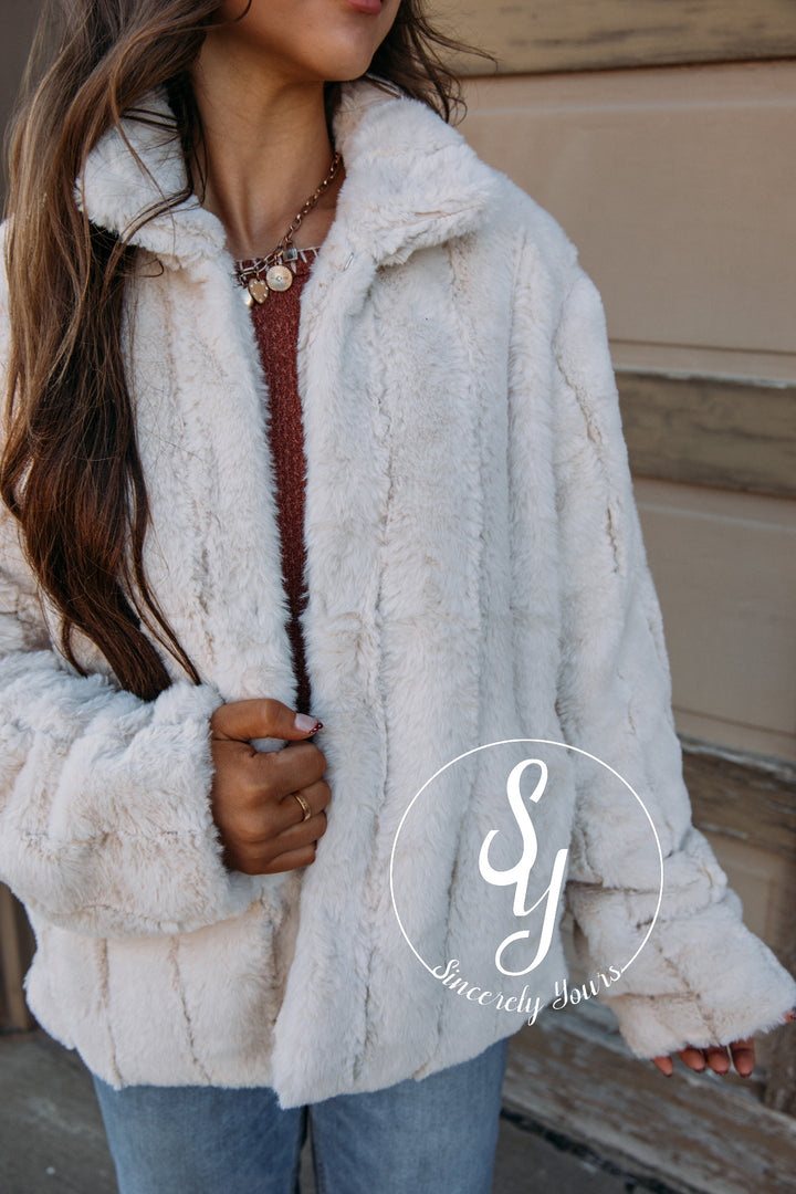 Feeling Fancy Coat - Ivory