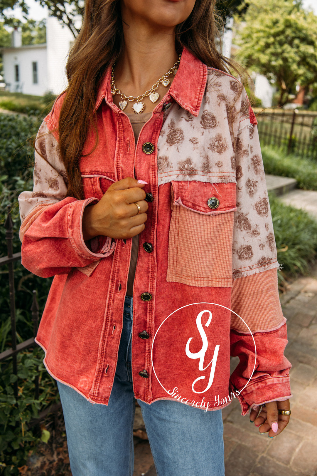 Autumn Love Jacket- Scarlet Red