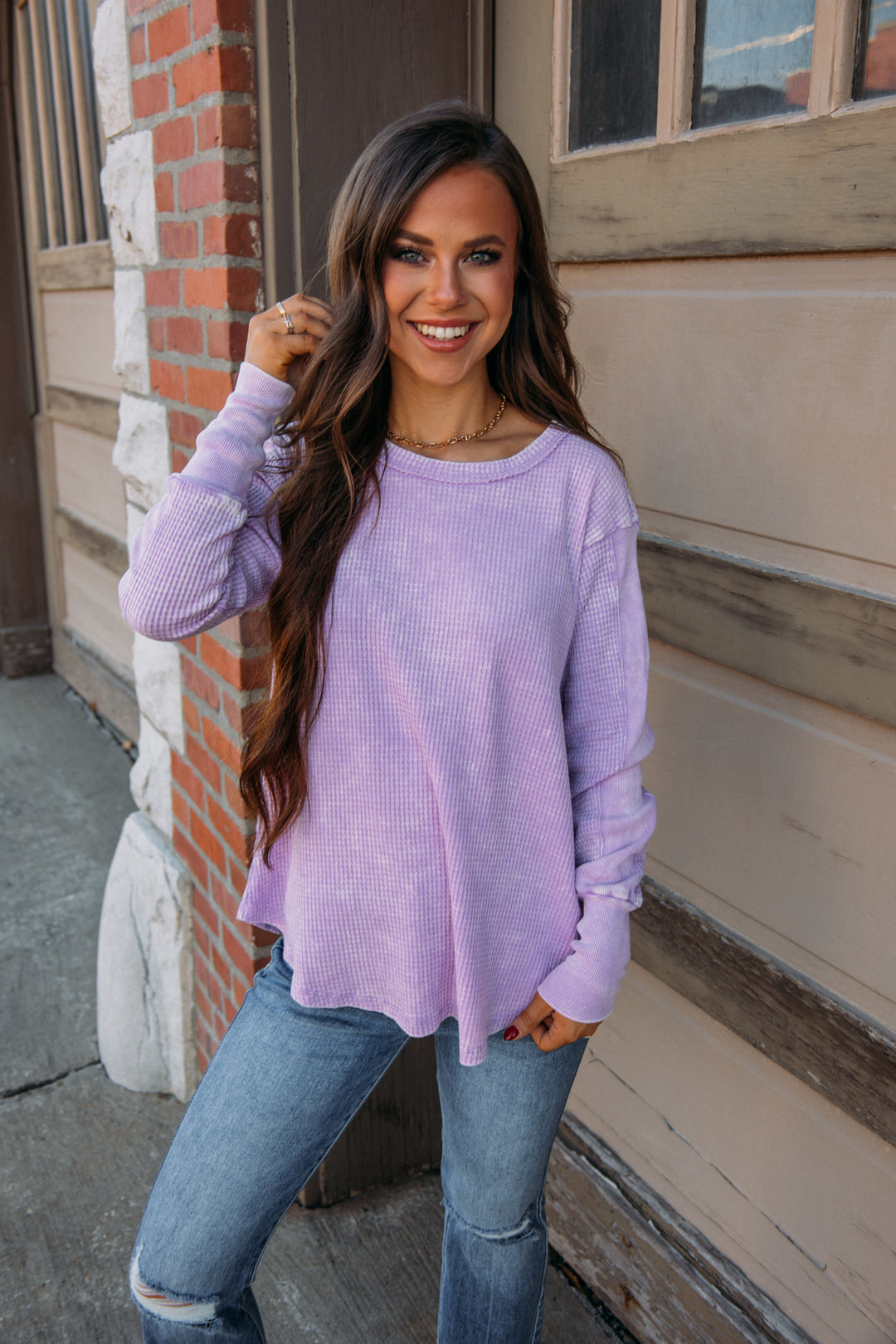 DOORBUSTER Love Language Top - Lavender