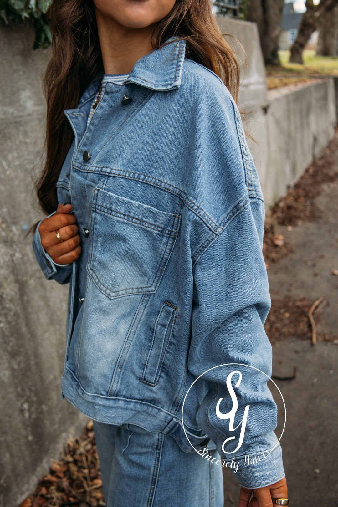 A Staple Piece Jacket - Denim