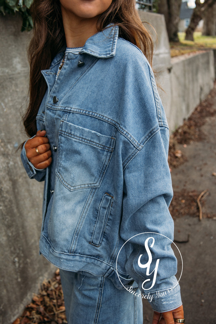 A Staple Piece Jacket - Denim
