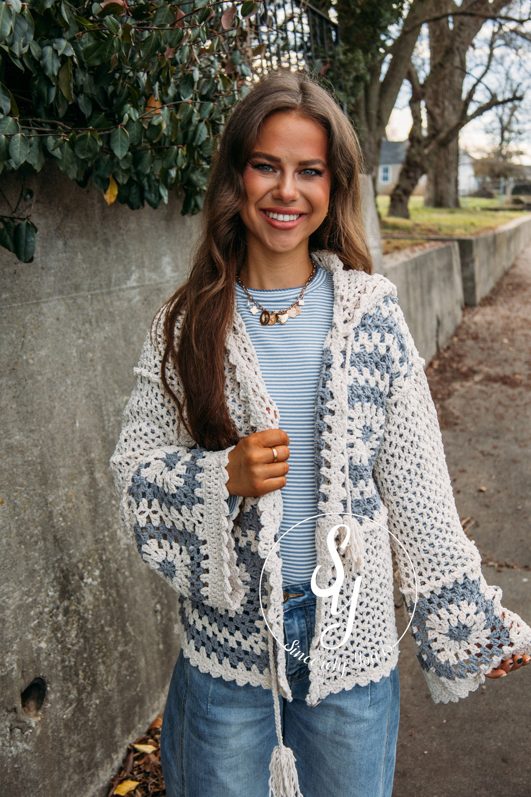 Spring Sippin' Sweater- Cream