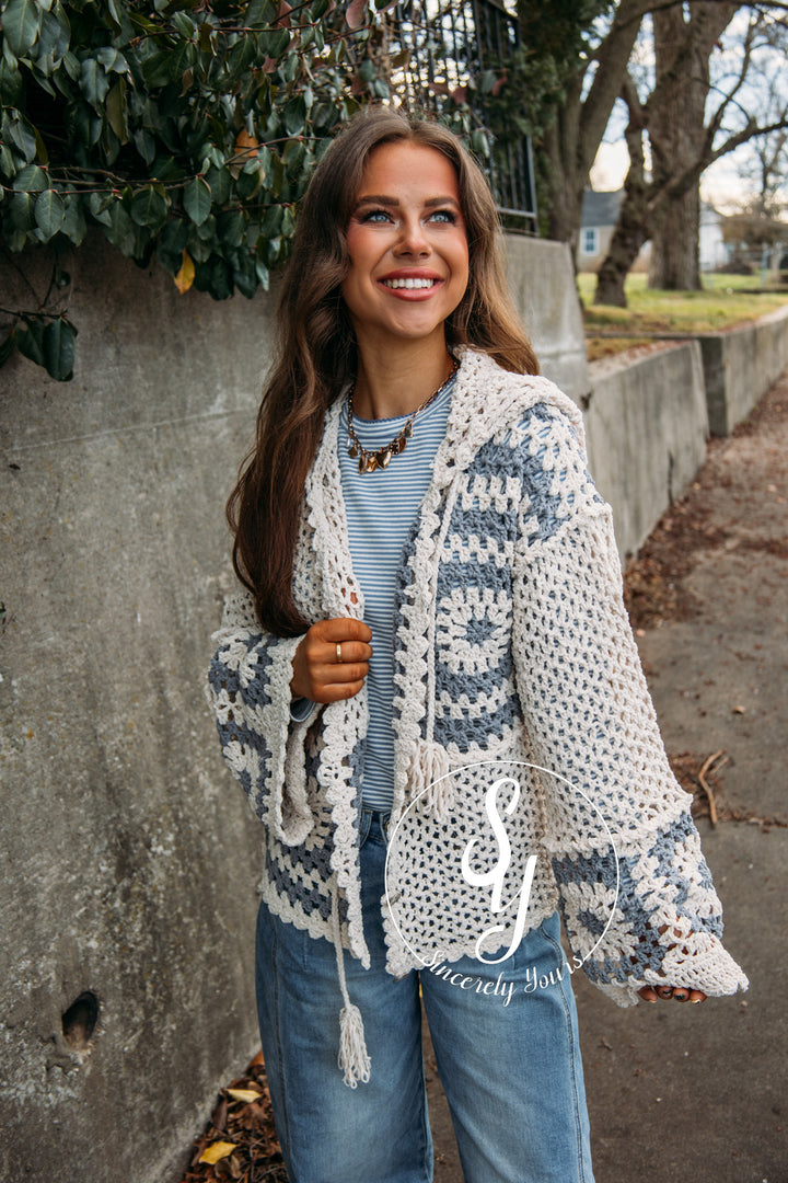 Spring Sippin' Sweater- Cream