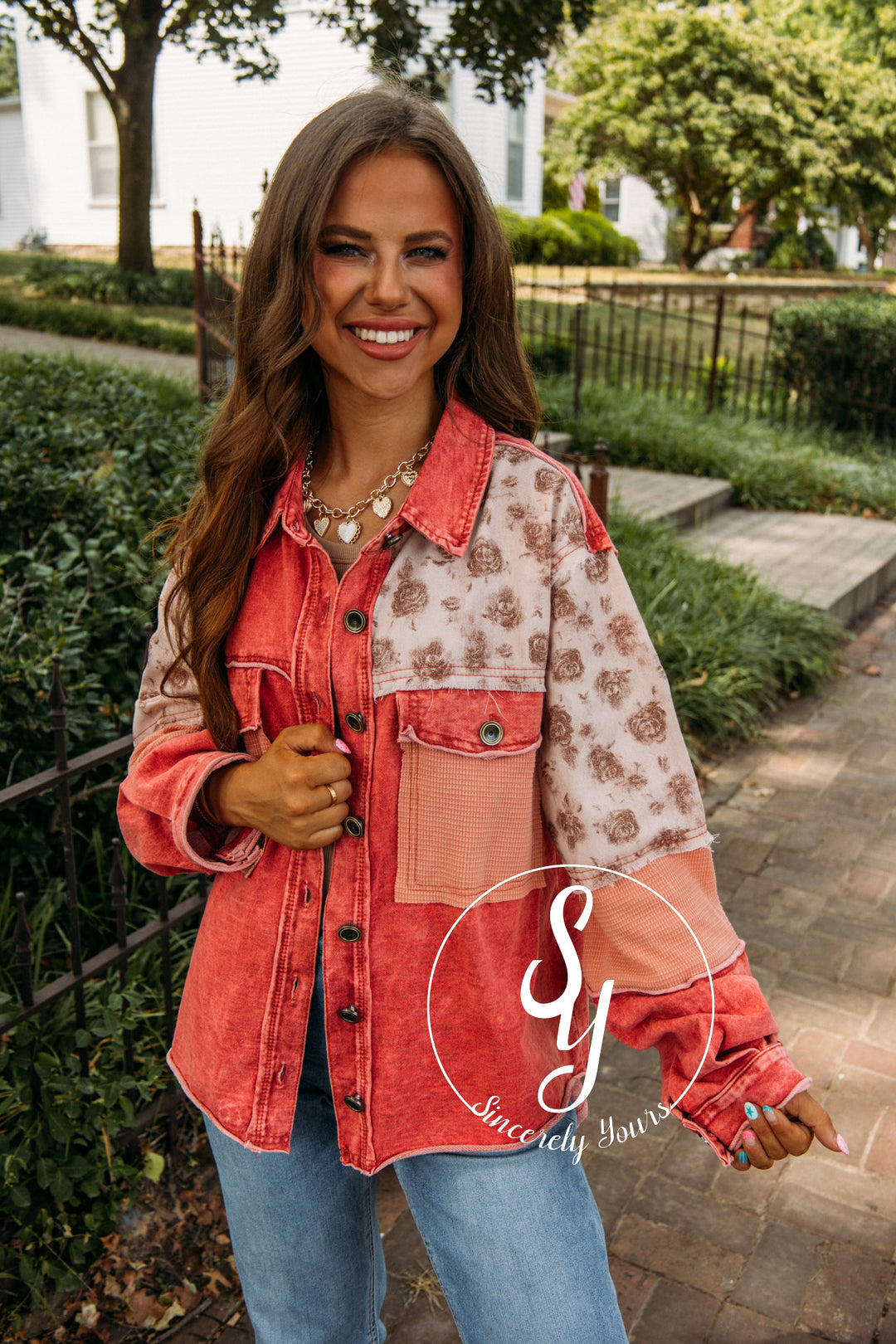Autumn Love Jacket- Scarlet Red