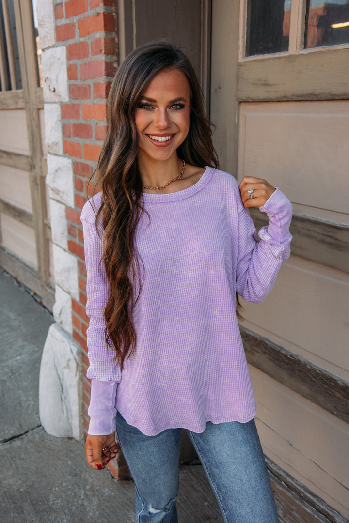 DOORBUSTER Love Language Top - Lavender