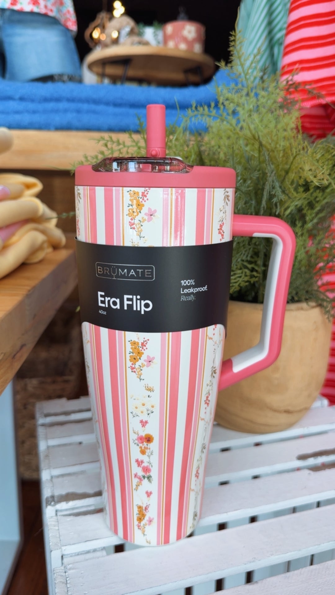 Brumate: Era Flip 40oz-Cascading Florals
