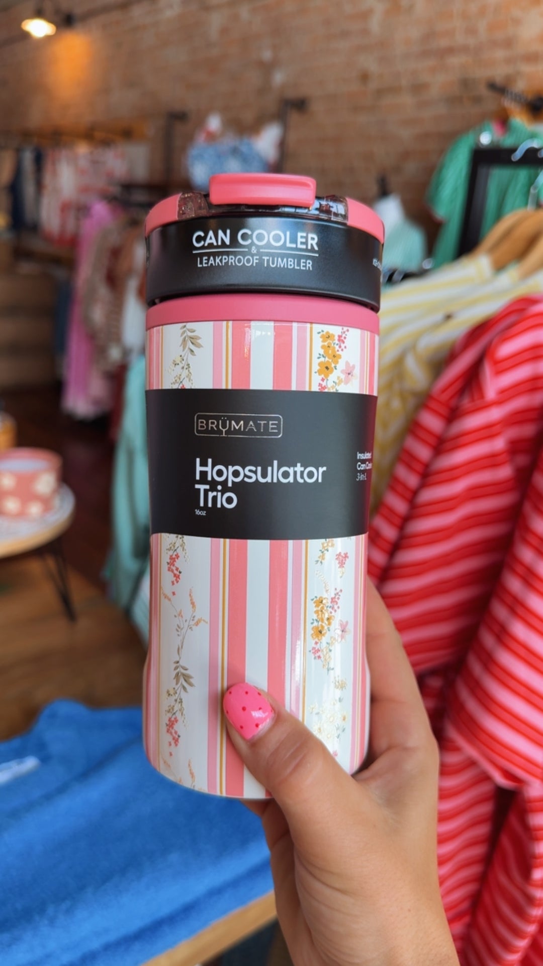 Brumate: Hopsulator Trio-Cascading Florals | 12/16oz Standard Cans