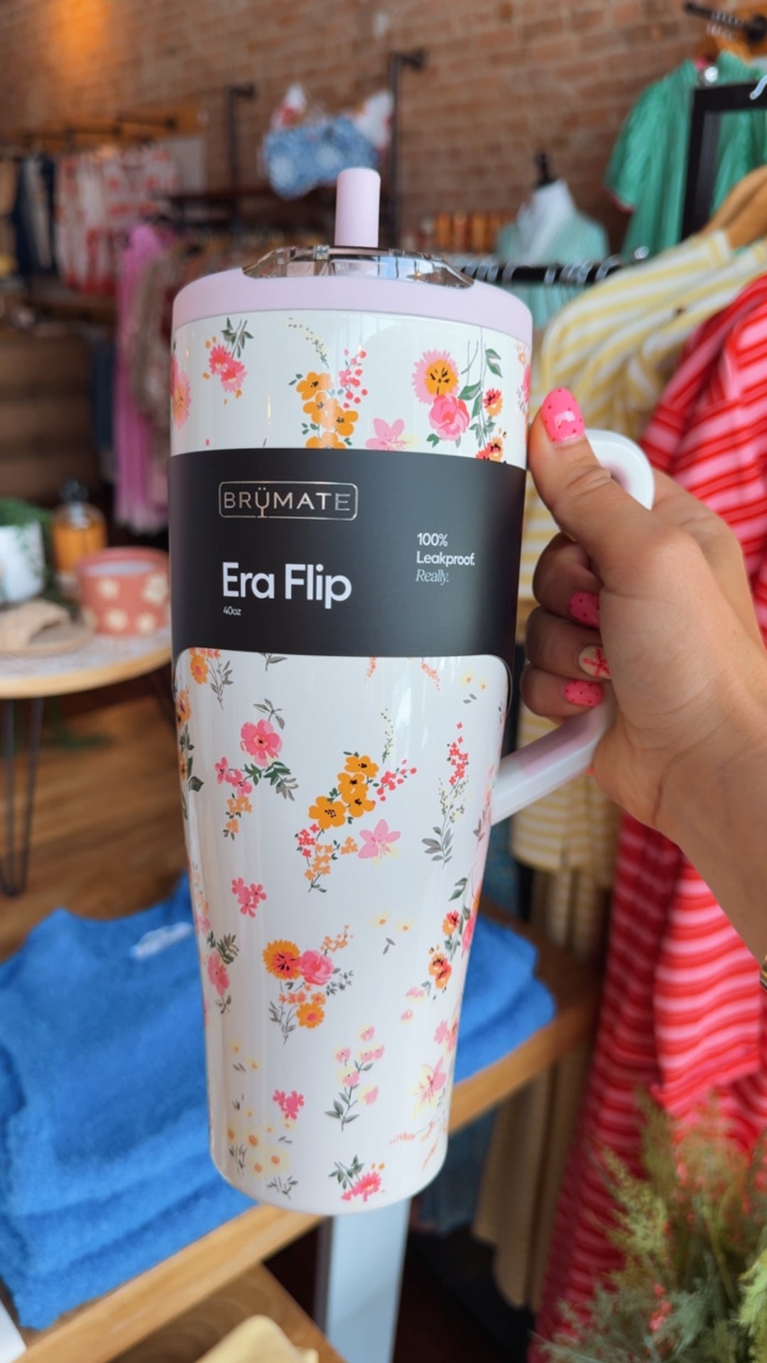 Brumate: Era Flip 40oz-Wildflower Whisper