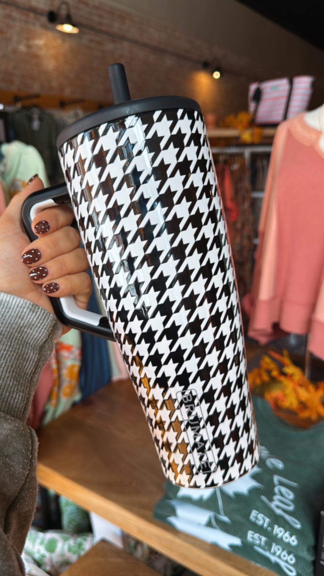 Brumate: Era 40oz -Houndstooth