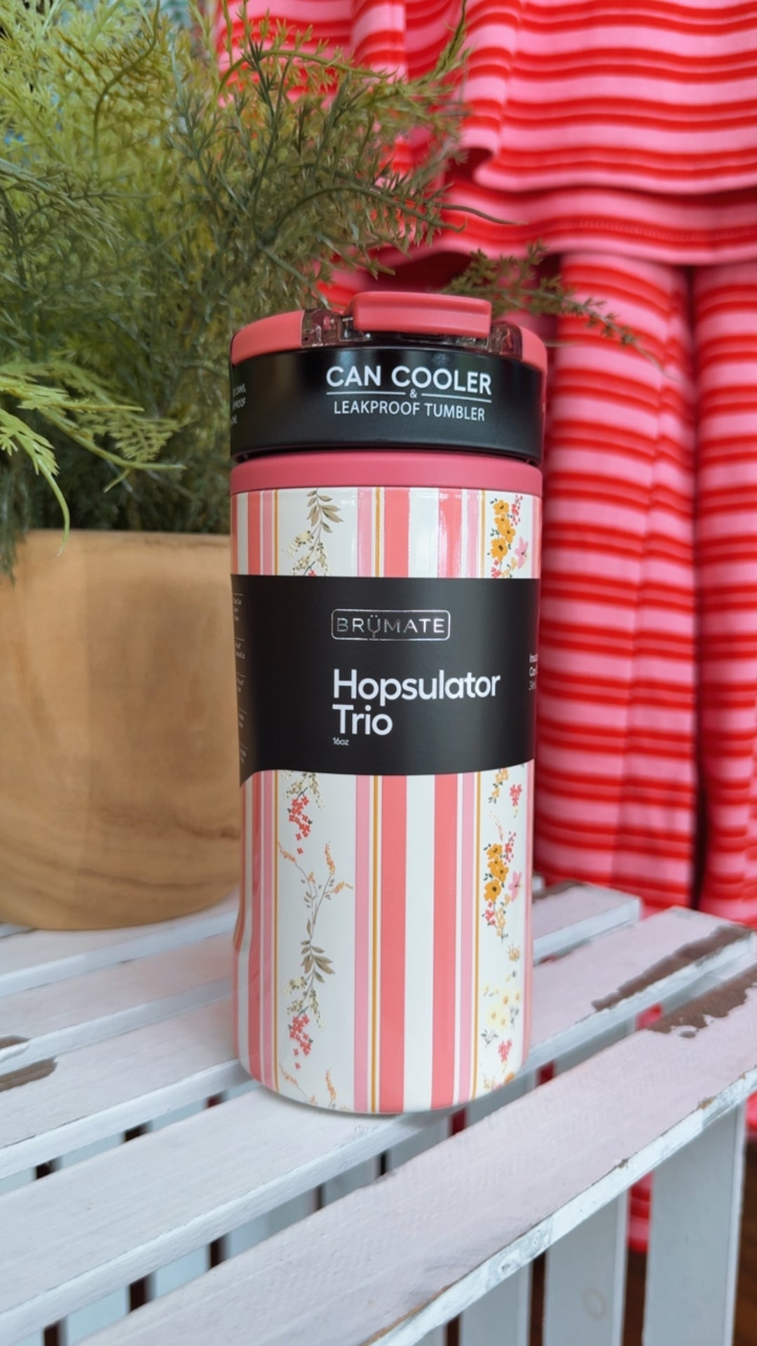 Brumate: Hopsulator Trio-Cascading Florals | 12/16oz Standard Cans