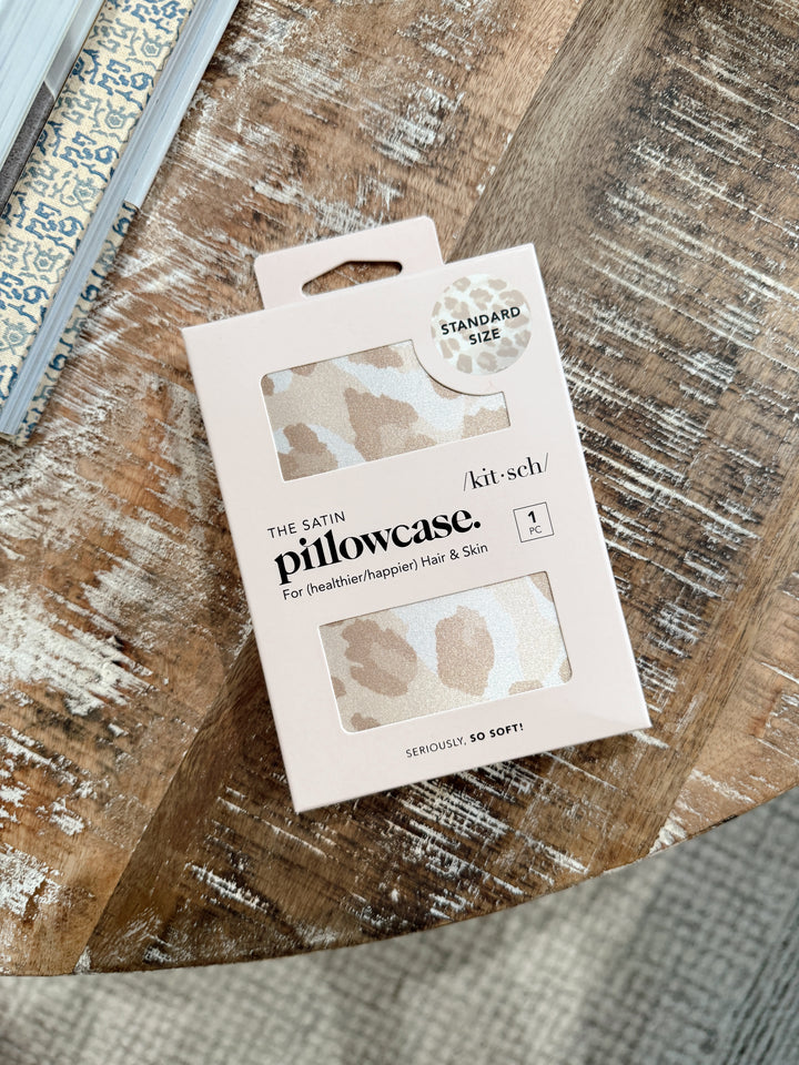 Kitsch Satin Pillowcase - Leopard