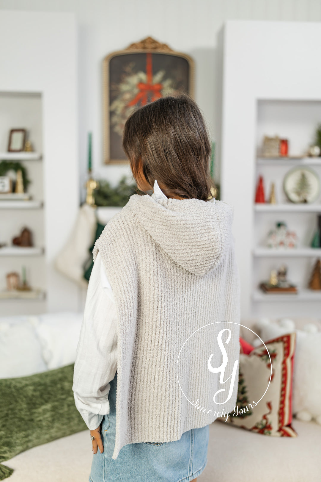 Barefoot Dreams: CozyChic Ribbed Balaclava - Stone