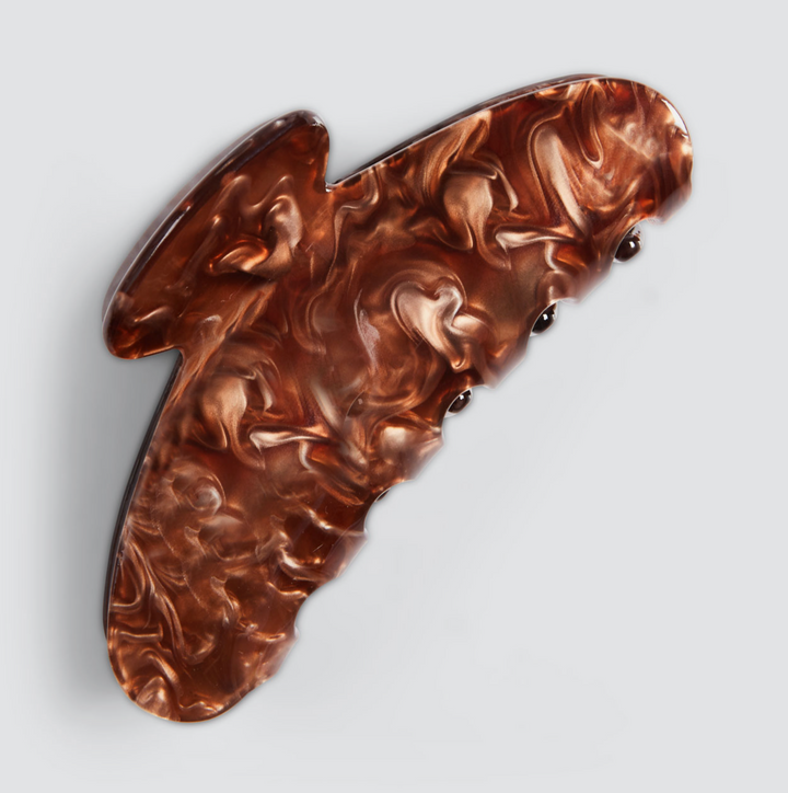 Kitsch: Eco-Friendly Marble Claw Clip - Brunette
