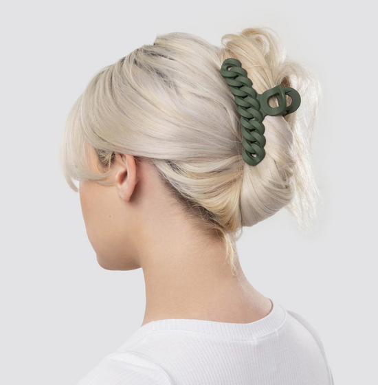 Ktisch: Eco-Friendly Chain Claw Clip 3pc Set - Black/Moss