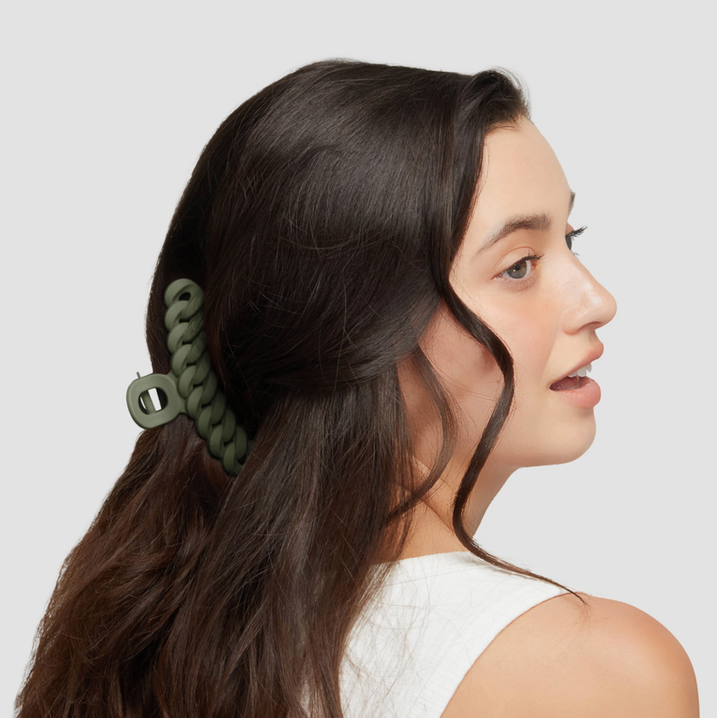 Ktisch: Eco-Friendly Chain Claw Clip 3pc Set - Black/Moss