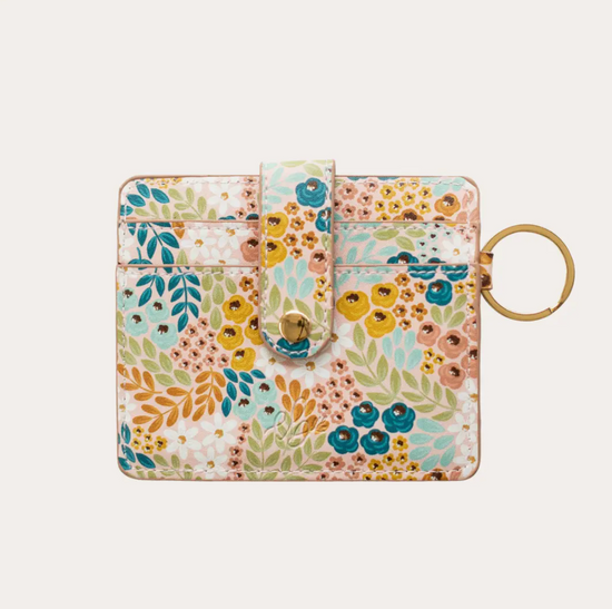 Load image into Gallery viewer, Honeysuckle Floral Wallet
