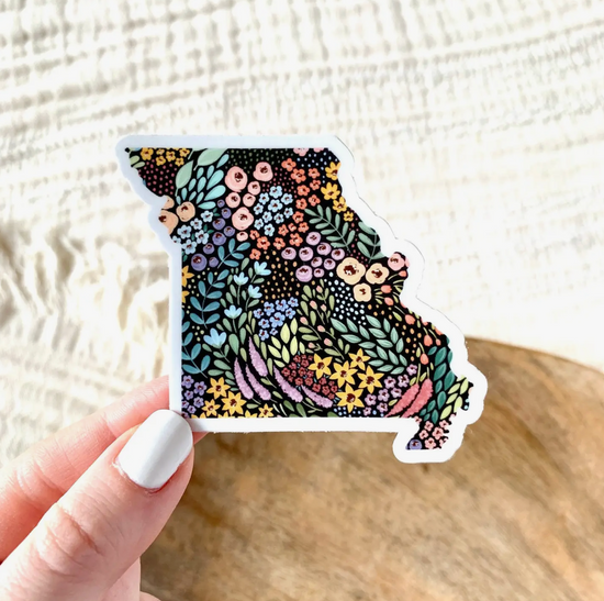 Missouri Floral State Sticker
