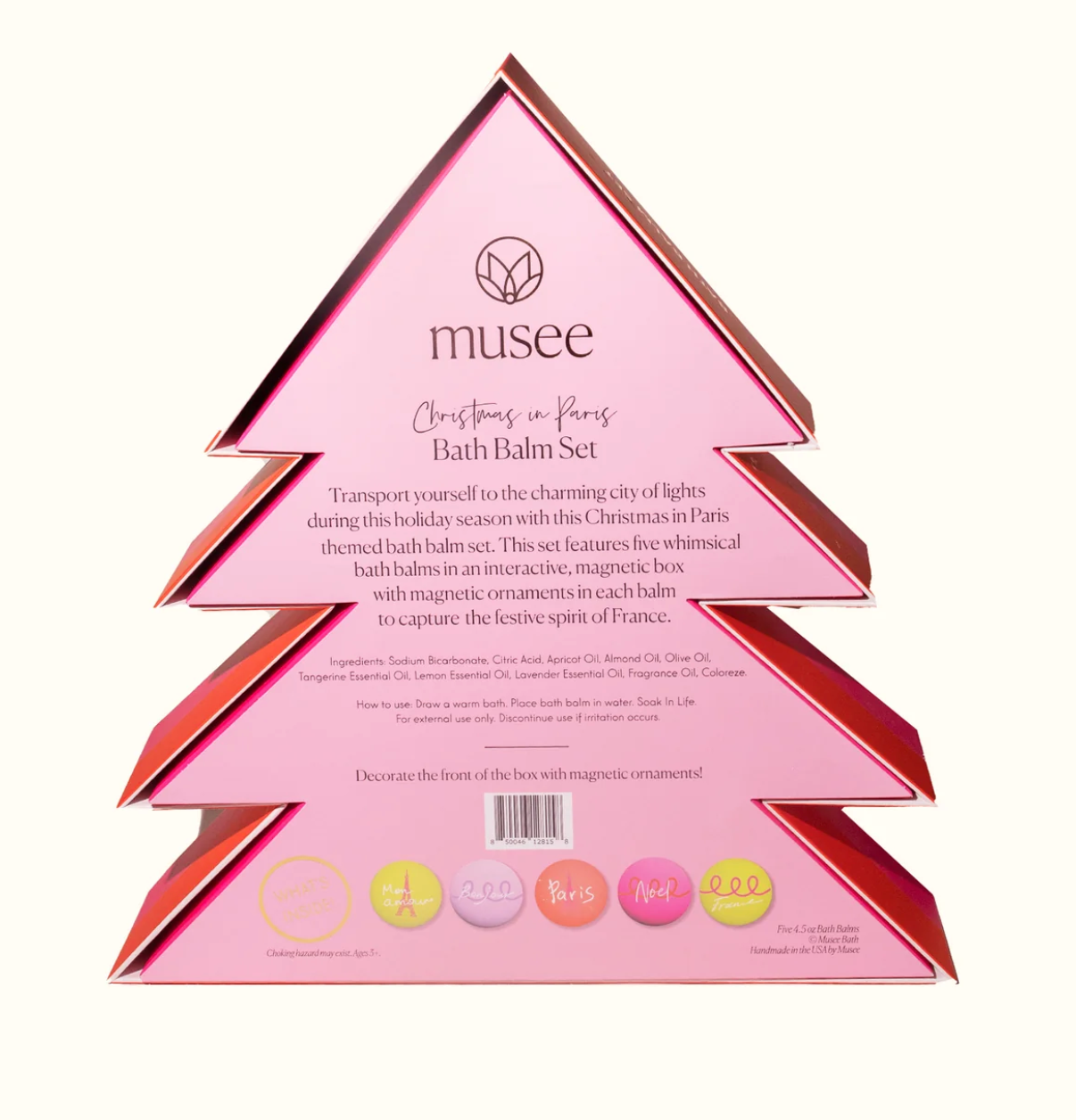 Musee:  Christmas in Paris Bath Balm Set