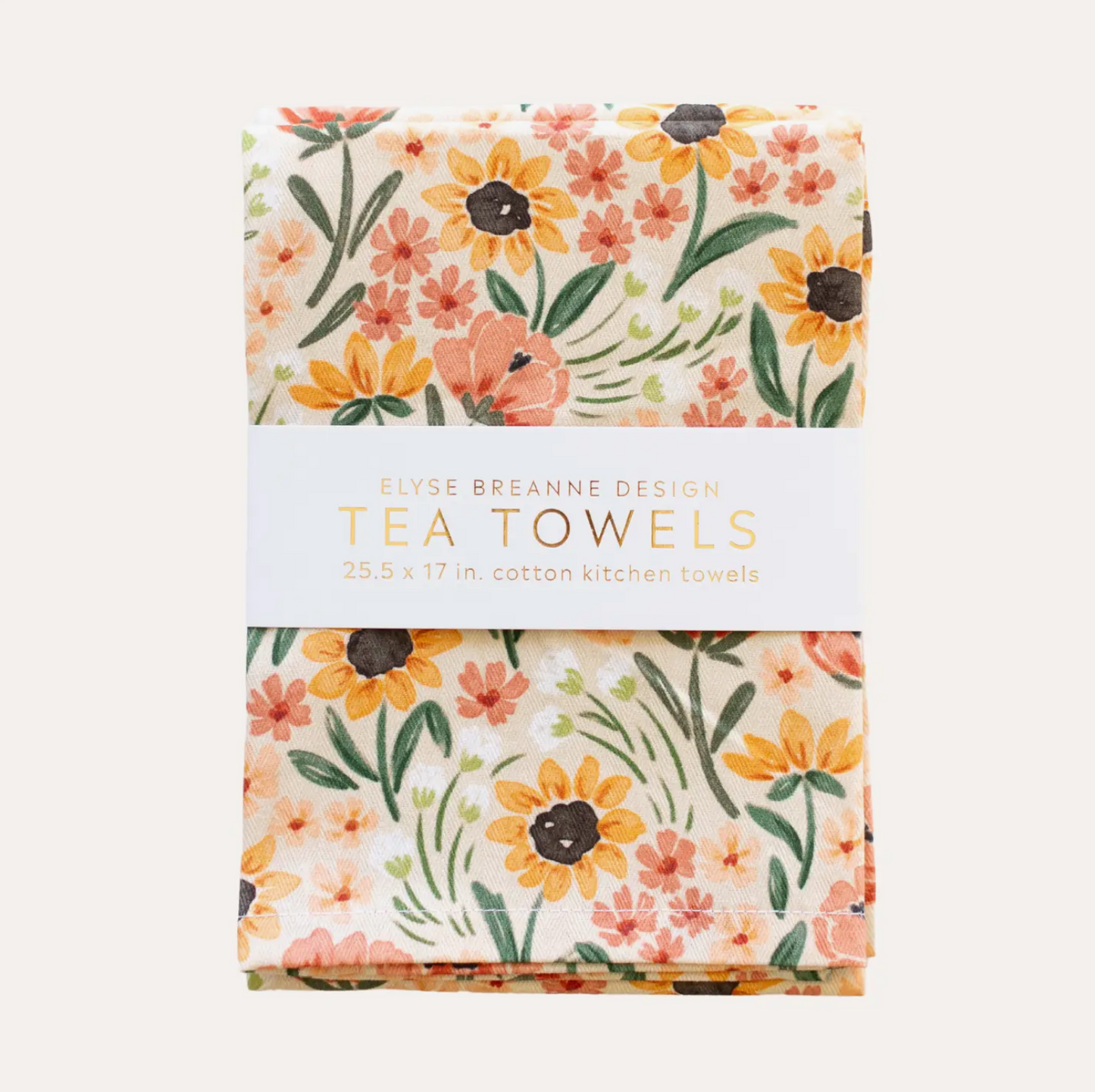 Pack of 2 Sunny Poppies Tea Towels – Sincerely Yours